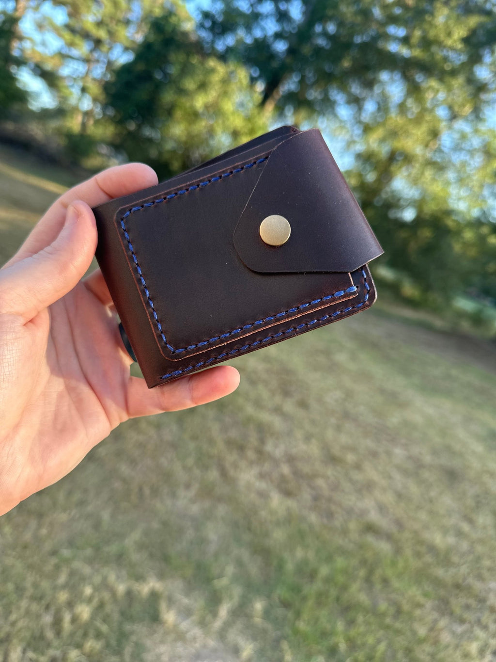 Bear Trap — Handmade Full Grain Leather Wallet - Iron Bear Leather